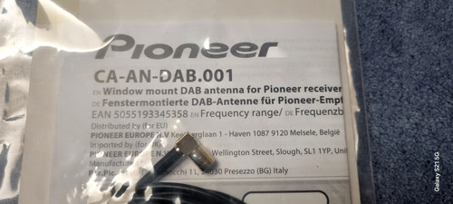 Pioneer dab1 glass mount - pioneer, an-dab1