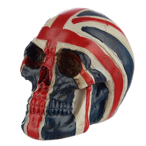 Union jack skull - skull, head