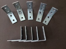 **10 LIGHT DUTY CORNER BRACKETS 40 x 40mm x 15mm WIDE**NEW