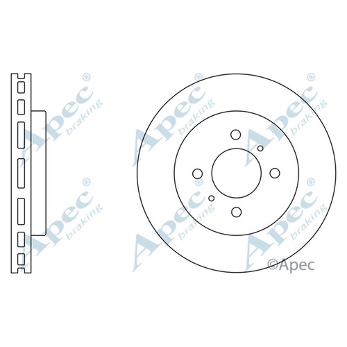 Brake discs vented - discs, for