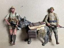 1/16 DAK Painted Resin DAMAGED Figures German 120mm Africa Afrika tank riders