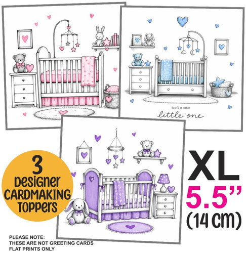New baby card - new, for