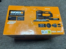 WORX 18V(20V MAX) Cordless Multi Sander, PowerShare, 5 in 1: Orbital, Finishing