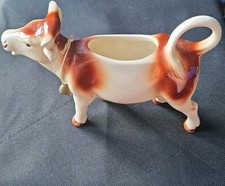 Vintage Cow Cream/Milk Jug 15cms Length 9cms By Goebel hummel