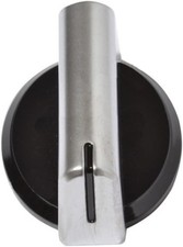 Cooker knob aluminium - cooker, black
