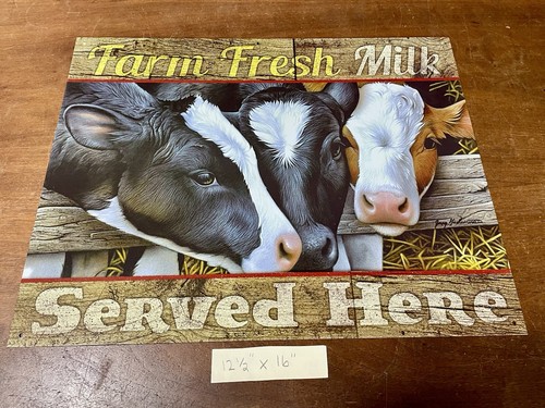 Farm fresh milk served here - served,