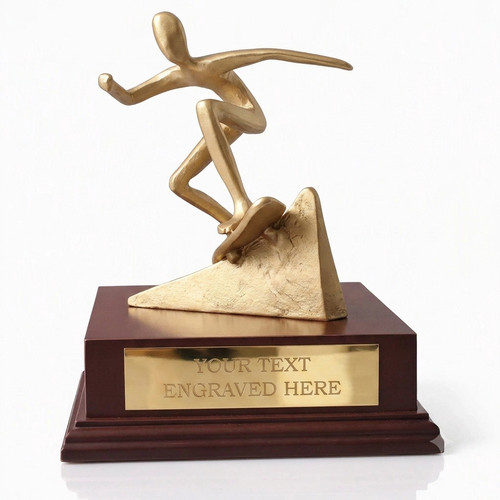 Personalised surf trophy - surf,