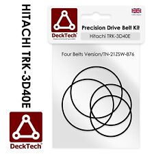 DeckTech Replacement Belts for Hitachi TRK-3D40E 4-Belt Version Chs.TN-21ZSW-876