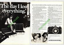 Patrick Lichfield Olympus Advert - 1977 2-Part Cutting / Print