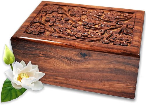 Rosewood cremation urn - rosewood,