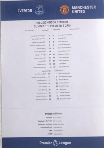 Everton manchester united - manchester,