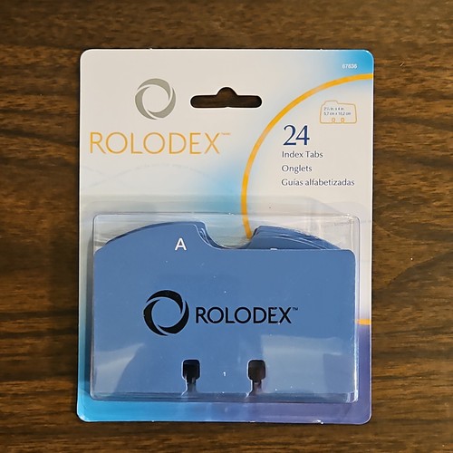 Rolodex index tabs 67636 blue - #67636,