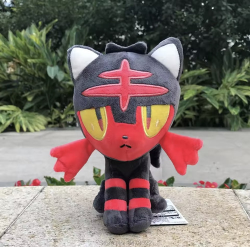 Pokémon litten plush soft - pokémon,
