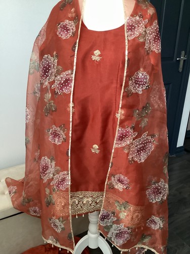 Semi patiala asian suit - 3, pc