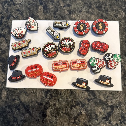 Las vegas croc charms - las,
