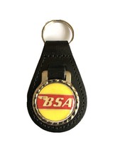 BLACK  LEATHER KEYRING/ FOB