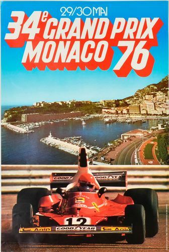Vintage 1976 monaco grand prix - 1976,
