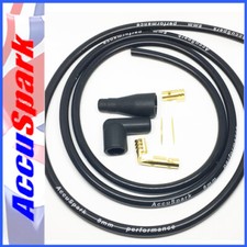 8MM Extra Long Ignition Coil Lead All CARS 50s 60s 70s -Double Silicone 1.5m
