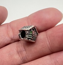 Christmas Gingerbread House Charm s925 ale Sterling Silver 