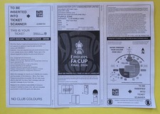 Used ticket cup final - cup,