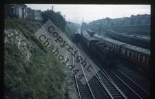 Unidentified SR steam loco at Plymouth Friary original 35mm colour slide