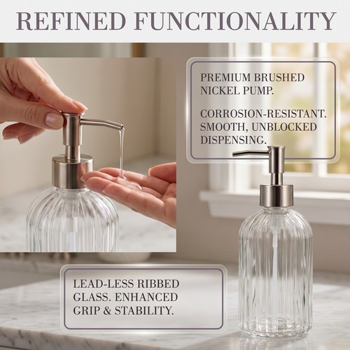 Pack glass soap dispenser - pack,
