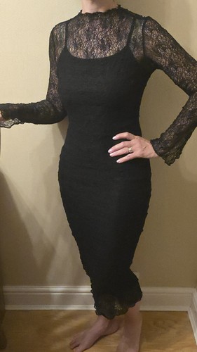 Elegant black piece lace - 2,