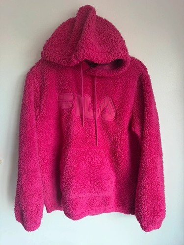 Fila pink sherpa - fila, hoodie