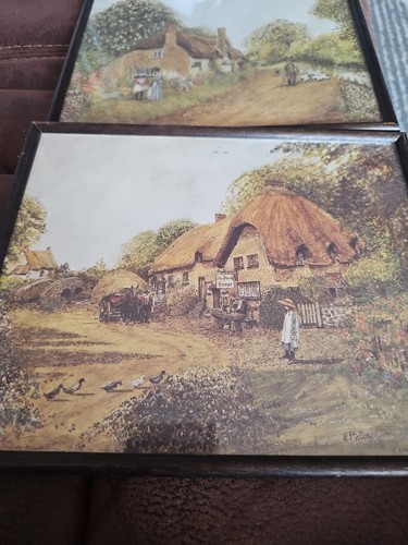 Cottage vintage framed - cottage,vintage, prints