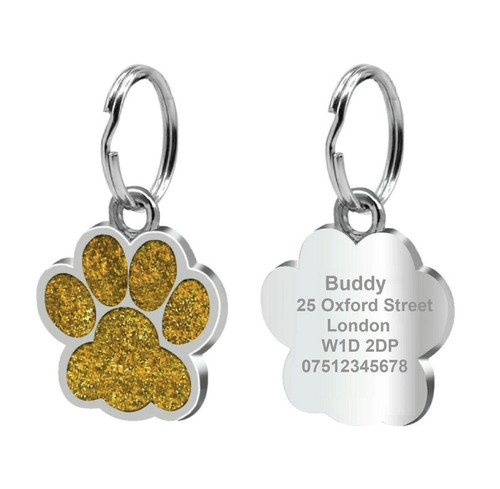 Dog tag engraved personalised - tag,