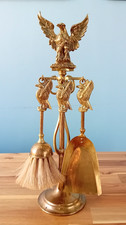 Tall vintage brass - brass, eagle