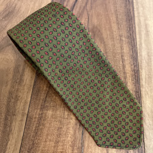 Vintage 1940s green red black - green,