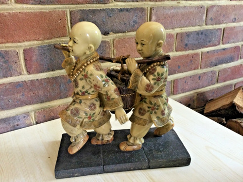 Oriental resin sculpture - resin,