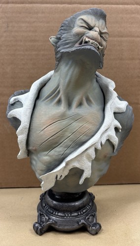Werewolf hand painted resin - werewolf,