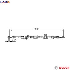 CABLE PULL PARKING BRAKE 1 987