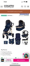 Cosatto Paloma Faith Wow XL Tandem pram and accessories bundle in On The Prowl