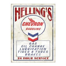 Garage Metal Tin Sign Plaque