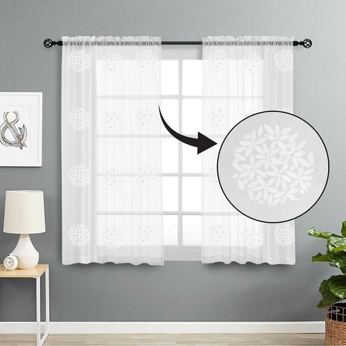 Posy white drop sheer - white,