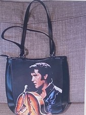 Elvis '68 Comeback Diamonte Handbag *AS NEW*