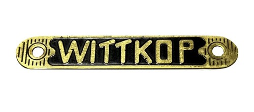 Nameplate wittkop - nameplate,,