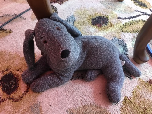 Grey dog door - door, stop