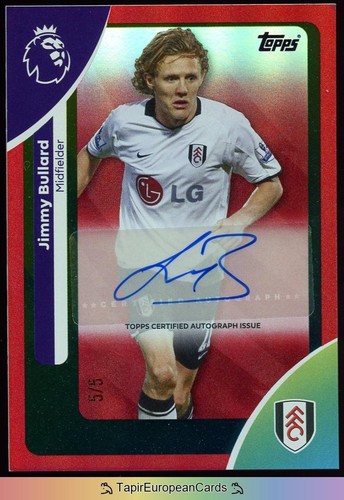 Jimmy bullard auto - /5,