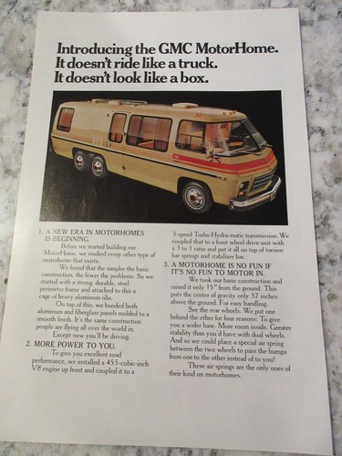 1973 gmc motorhome national - gmc,