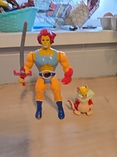 Vintage 1985 LJN Toys Thundercats Figure Lion-O  With Companion Snarf Rare