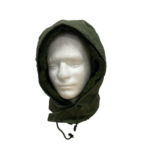 Swedish army parka hood with - army,