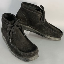 CLARKS Size 9 Wallabee Black