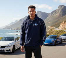 BMW power Blue Fleece Jacket