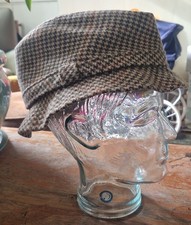 Vintage Wool Tweed Trilby Hat