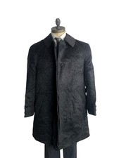 Vintage Loden Coat In Grey