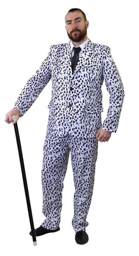 Dalmatian print suit - dalmatian,